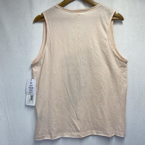 JEFFERSON '47 Letter MLB San Diego Padres 1969 Tank Top Women Medium Blush New - Picture 2 of 13